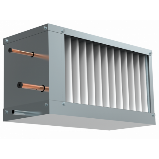 Фреоновый охладитель для прямоугольных каналов WHR-R 400*200-3